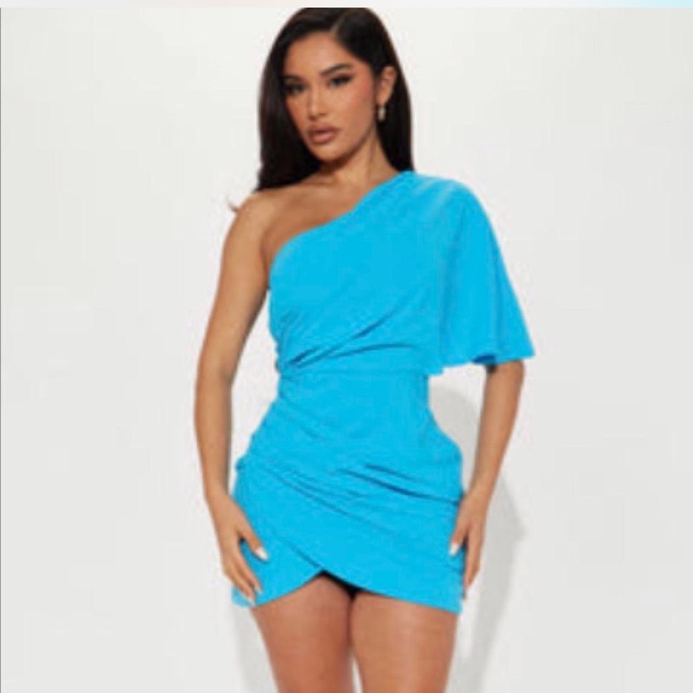Fashion Nova Taylor Chiffon Mini Dress